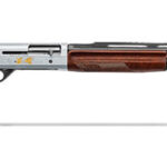 Benelli Montefeltro 20 Gauge 24" Silver Featherweight Satin Walnut/Weathercoat Nickl/Blue Etched Game Scene Semi-Auto Shotgun 10819